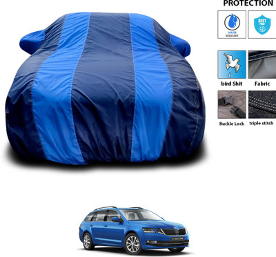 PAGORA Car Cover For Skoda Octavia Combi (With Mirror Pockets)(Blue)