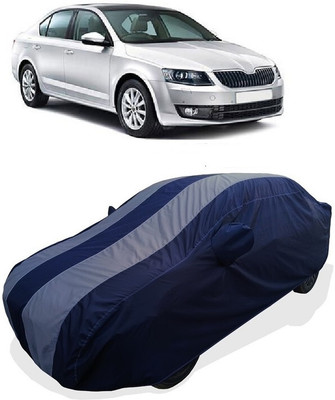 Coxtor Car Cover For Skoda Octavia 2.0i (With Mirror Pockets)(Grey)