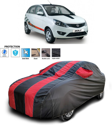 PAGORA Car Cover For Tata Bolt (With Mirror Pockets)(Red)