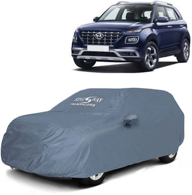 Kingsway Car Cover For Hyundai Venue (With Mirror Pockets)(Grey, For 2019, 2020, 2021, 2022 Models)