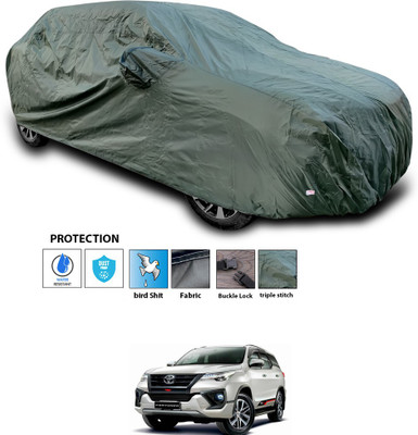 PAGORA Car Cover For Toyota Fortuner 4x4 MT (With Mirror Pockets)(Green)