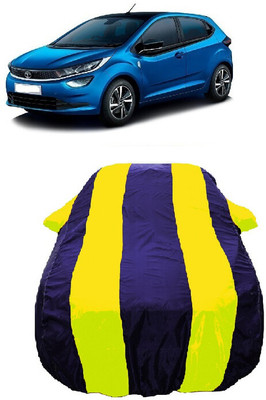 Wegather Car Cover For Tata Altroz XM Diesel (With Mirror Pockets)(Yellow)