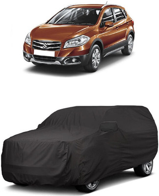 ANTOFY Car Cover For Maruti Suzuki S-Cross DDiS 200 Sigma (With Mirror Pockets)(Grey)
