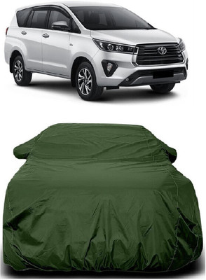 Autoprime Car Cover For Toyota Innova Crysta (With Mirror Pockets)(Green)