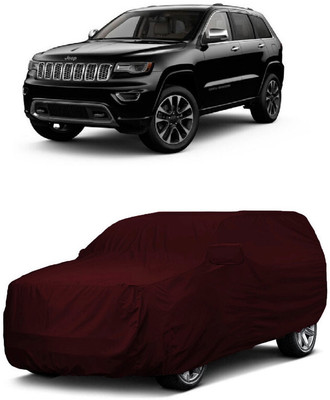 ANTOFY Car Cover For Jeep Grand Cherokee Limited 4X4 Diesel (With Mirror Pockets)(Maroon)