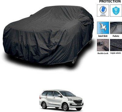 CODOKI Car Cover For Toyota Avanza (With Mirror Pockets)(Black)