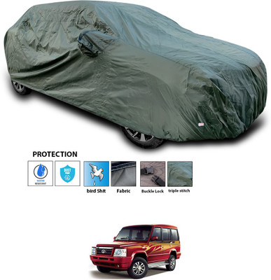 PAGORA Car Cover For Tata Sumo Gold (With Mirror Pockets)(Green)