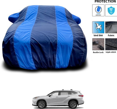 PAGORA Car Cover For Toyota Highlander (With Mirror Pockets)(Blue)