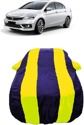 Wegather Car Cover For Maruti Suzuki Ciaz Delta AMT Petrol (With Mirror Pockets)(Yellow)