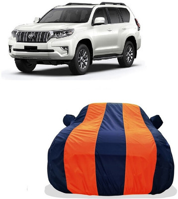 Tricway Car Cover For Toyota Land Cruiser Prado (With Mirror Pockets)(Orange)
