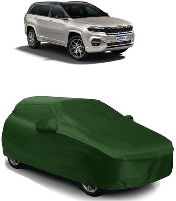 SUGASHRI Car Cover For Jeep Commander (With Mirror Pockets)(Green)