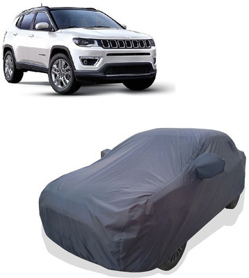 Tricway Car Cover For Jeep Compass 2.0 Limited Plus AT Diesel (With Mirror Pockets)(Grey)