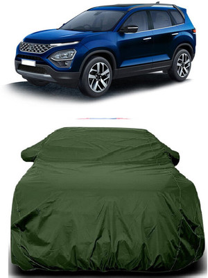 Autoprime Car Cover For Tata Safari (6 Seater) (With Mirror Pockets)(Green)