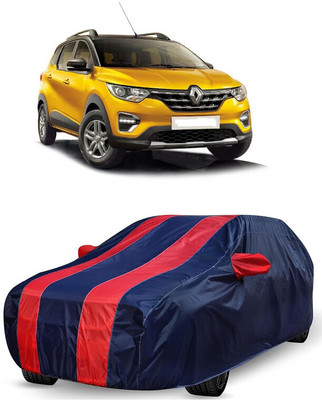 ANTOFY Car Cover For Renault Triber RXZ Petrol (With Mirror Pockets)(Red, Blue)
