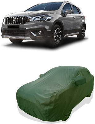 Tricway Car Cover For Maruti Suzuki S-Cross Premia (With Mirror Pockets)(Green)