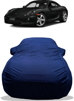 Wegather Car Cover For Porsche Cayman (With Mirror Pockets)(Blue)