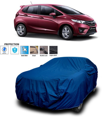 PAGORA Car Cover For Honda Jazz (With Mirror Pockets)(Blue)