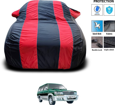 PAGORA Car Cover For Toyota Qualis (With Mirror Pockets)(Red)