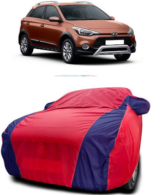 Autoprime Car Cover For Hyundai i20 Active (With Mirror Pockets)(Red, Blue)
