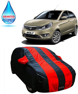 FFZ Car Cover For Tata Bolt (With Mirror Pockets)(Red, Black, For 2020 Models)