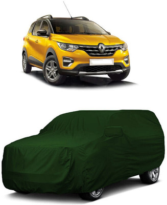 ANTOFY Car Cover For Renault Triber RXZ Petrol (With Mirror Pockets)(Green)