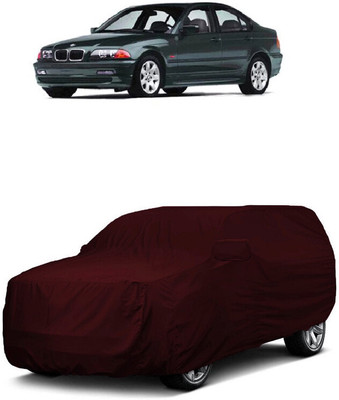 ANTOFY Car Cover For BMW 3 Series 323i (With Mirror Pockets)(Maroon)