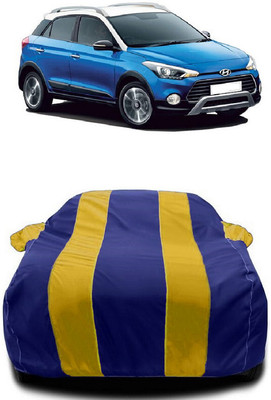Autoprime Car Cover For Hyundai i20 Active 1.4 S (With Mirror Pockets)(Yellow, Blue)