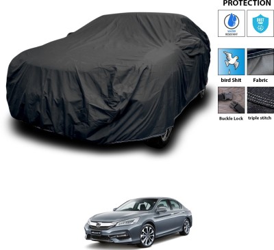 GOSHIV-car and bike accessories Car Cover For Honda Accord (With Mirror Pockets)(Black)