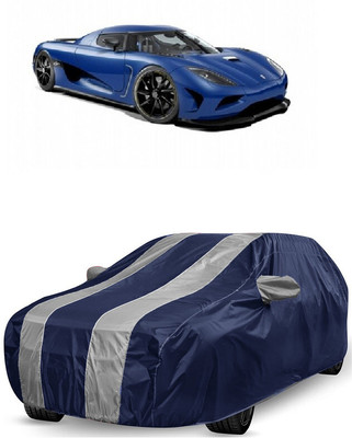 ANTOFY Car Cover For Koenigsegg Agera 5.0 V8 (With Mirror Pockets)(White, Blue)
