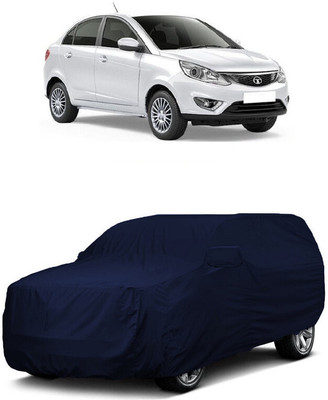 ANTOFY Car Cover For Tata Zest Revotron 1.2 XT Petrol (With Mirror Pockets)(Blue)