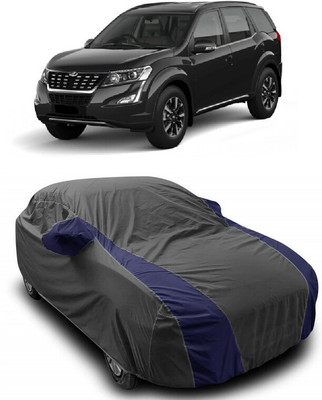 ANTOFY Car Cover For Mahindra XUV500 W9 AT Diesel (With Mirror Pockets)(Grey, Blue)