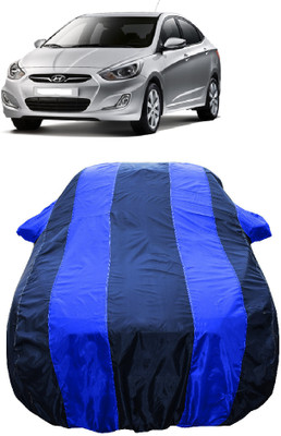 Wegather Car Cover For Hyundai Accent 1.6i (With Mirror Pockets)(Blue)