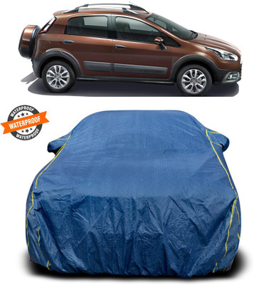 CODOKI Car Cover For Fiat Avventura (With Mirror Pockets)(Blue)