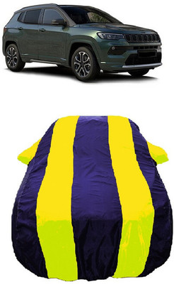 Wegather Car Cover For Jeep Compass 2.0 Longitude AT Diesel (With Mirror Pockets)(Yellow)