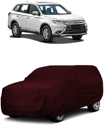 ANTOFY Car Cover For Mitsubishi Outlander SUV (With Mirror Pockets)(Maroon)
