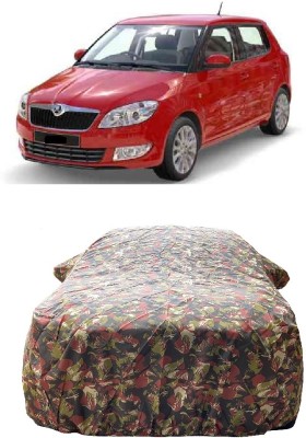 Wegather Car Cover For Skoda Fabia Elegance 1.2 MPI (With Mirror Pockets)(Multicolor)