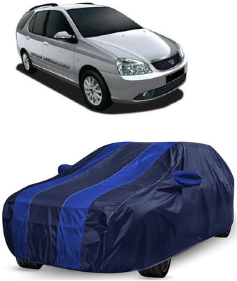 ANTOFY Car Cover For Tata Indica Marina (With Mirror Pockets)(Blue, Blue)