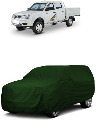 ANTOFY Car Cover For Tata Xenon (With Mirror Pockets)(Green)