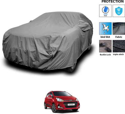 PAGORA Car Cover For Hyundai Grand i10 (With Mirror Pockets)(Grey)