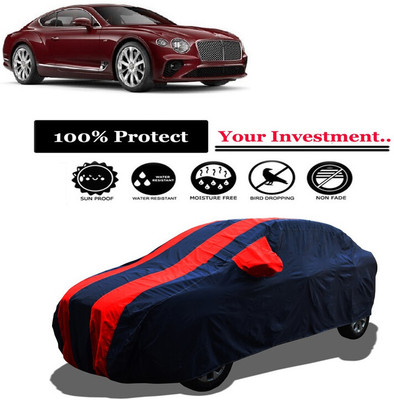 Amexride Car Cover For Bentley Continental GT V8 S Petrol (With Mirror Pockets)(Red)