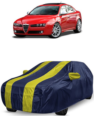 ANTOFY Car Cover For Alfa Romeo Sedan 159 1.9 JTD (With Mirror Pockets)(Yellow, Blue)
