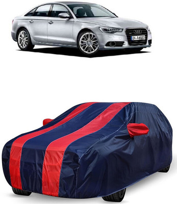 ANTOFY Car Cover For Audi A6 2.8 FSI (With Mirror Pockets)(Red, Blue)