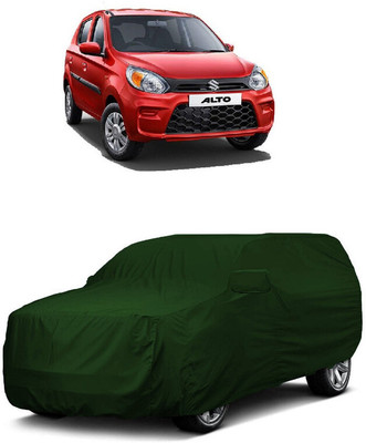 ANTOFY Car Cover For Maruti 800 Std (With Mirror Pockets)(Green)