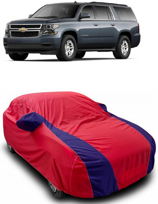 ANTOFY Car Cover For Chevrolet Tahoe 5.3L V8 (With Mirror Pockets)(Red, Blue)