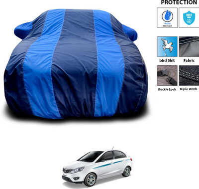 PAGORA Car Cover For Tata Zest (With Mirror Pockets)(Blue)