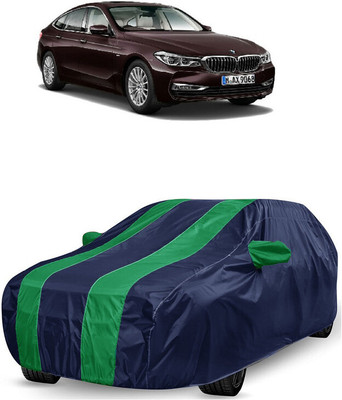 ANTOFY Car Cover For BMW 6 Series GT 620d Luxury Line Diesel (With Mirror Pockets)(Green, Blue)
