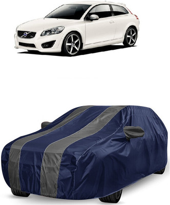 ANTOFY Car Cover For Volvo C30 R (With Mirror Pockets)(Grey, Blue)