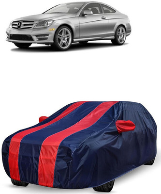 ANTOFY Car Cover For Mercedes Benz C-Class Grand (With Mirror Pockets)(Red, Blue)