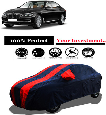 Amexride Car Cover For BMW 7 Series 730Ld DPE Signature Diesel (With Mirror Pockets)(Red)
