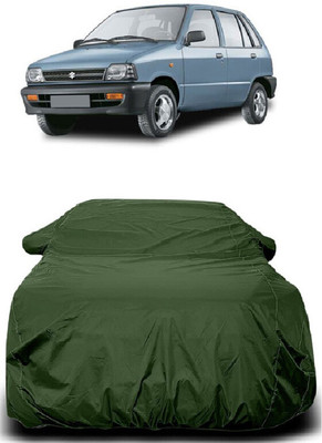 Autoprime Car Cover For Maruti 800 Std. LPG (With Mirror Pockets)(Green)